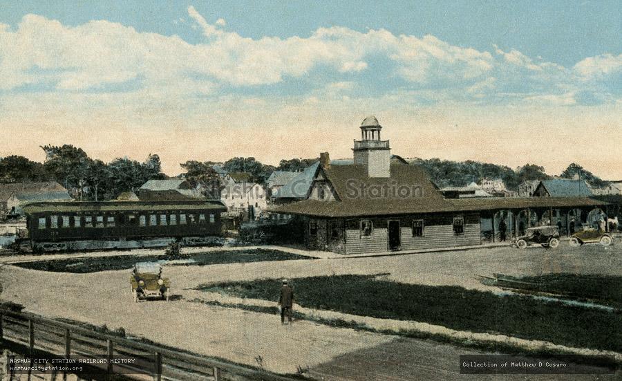 Postcard: Railroad Station, Kennebunkport, Maine